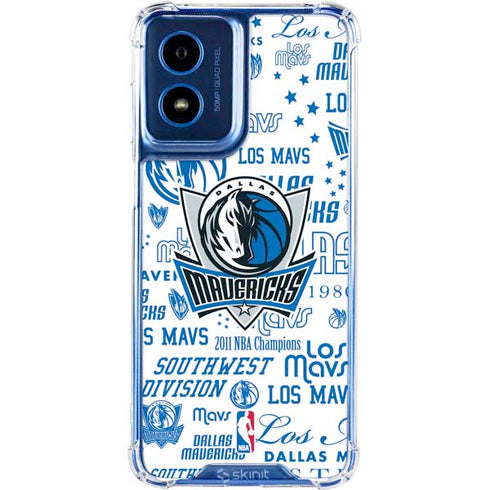 NBA Dallas Mavericks Historic Blast Moto G 5G (2024) Clear Case